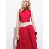 Mango - A-lijn Rok - Rood