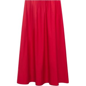 Mango - A-lijn Rok - Rood