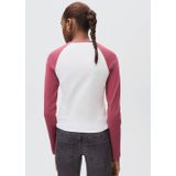 MANGO TEEN - Longsleeve - Donkerrood