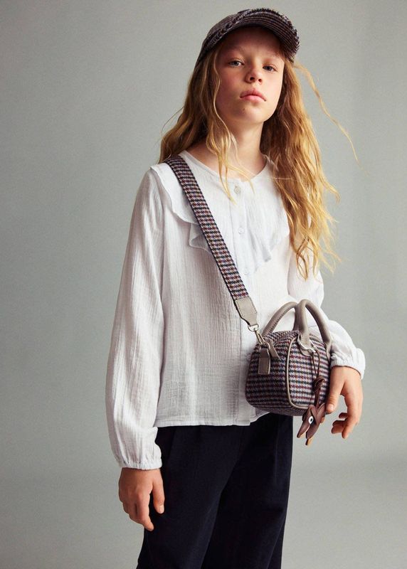 Mango Kids - Blouse - Lichtblauw