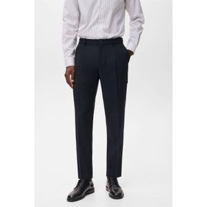 Mango Man - Slim Cargo Broek - Donkerblauw