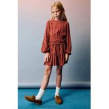 Mango Kids - Top - Lange Ballonmouwen - Ronde Hals - 100% Viscose