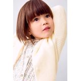 Mango - Kids Vest - Grof Gebreid - Lange Mouwen - V-hals