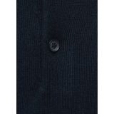Mango Kids - Fijn Gebreide Trui - Marine - Polo Kraag - Lange Mouwen