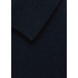 Mango Kids - Fijn Gebreide Trui - Marine - Polo Kraag - Lange Mouwen