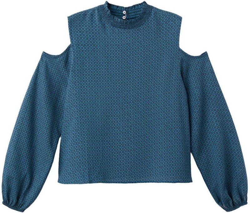 MANGO TEEN - Top - Lange Mouwen - Ronde Hals - 100% Viscose