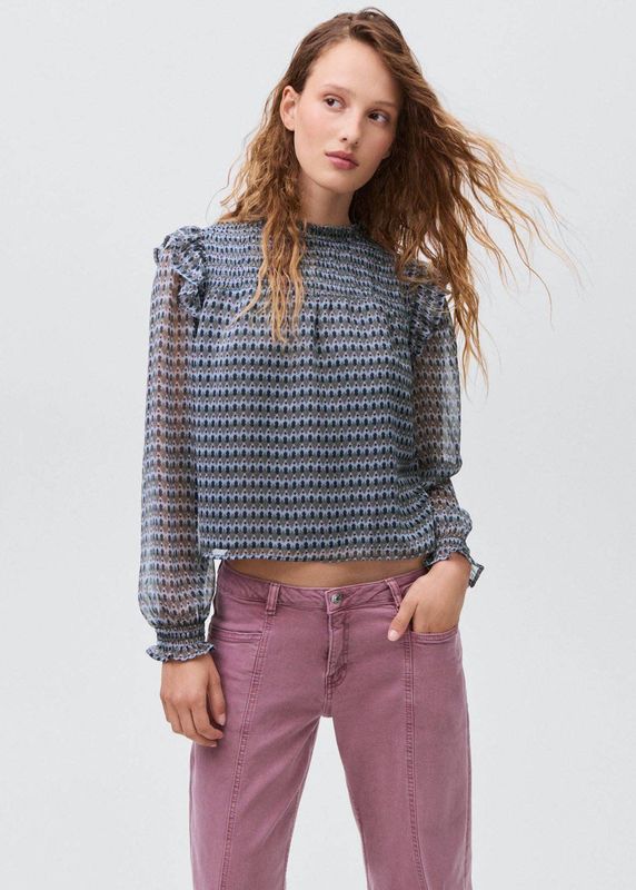 MANGO TEEN - Blousetop - Antraciet