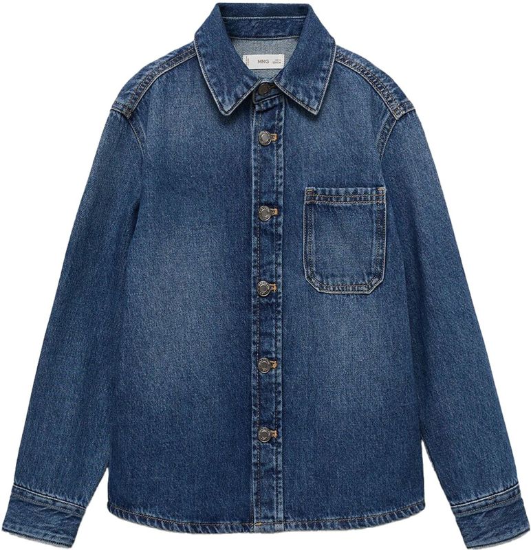 MANGO KIDS - LEDGER - Tussenjas - Blauw - Denim