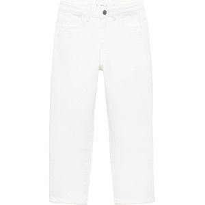 Mango - Kids - Straight Leg Jeans - Wit