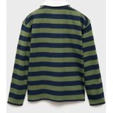 MANGO KIDS - Shirt - Navy - Lange Mouwen - Gestreept