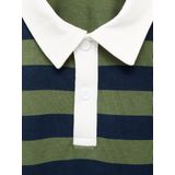 MANGO KIDS - Shirt - Navy - Lange Mouwen - Gestreept