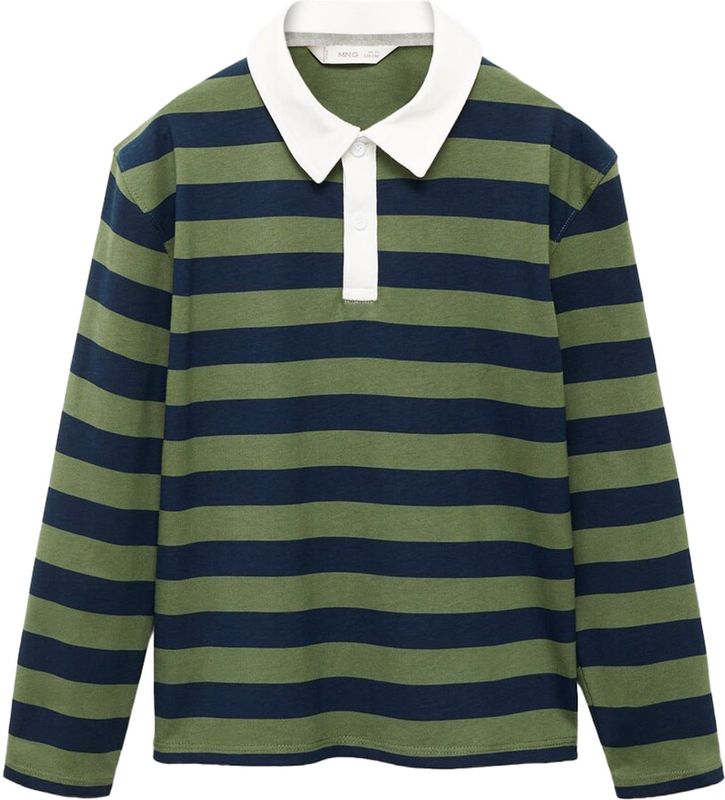 MANGO KIDS - Shirt - Navy - Lange Mouwen - Gestreept