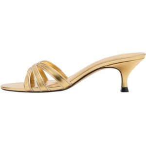 Mango - Muiltjes - Goud - Imitatieleer