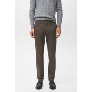 Mango Man slim chino bruin