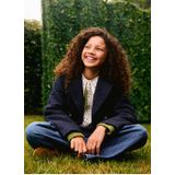 Mango Kids - Tweed Manteljas - Marine