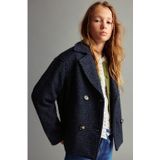 Mango Kids - Tweed Manteljas - Marine