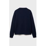 MANGO KIDS - TONI - Trui - Navy - Geribbeld Gebreid - Lange Mouw