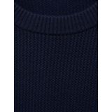 MANGO KIDS - TONI - Trui - Navy - Geribbeld Gebreid - Lange Mouw