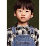 MANGO KIDS - THEOB - Overhemd - Navy - Olijfgroen - Wit - Geruit - Lange Mouw