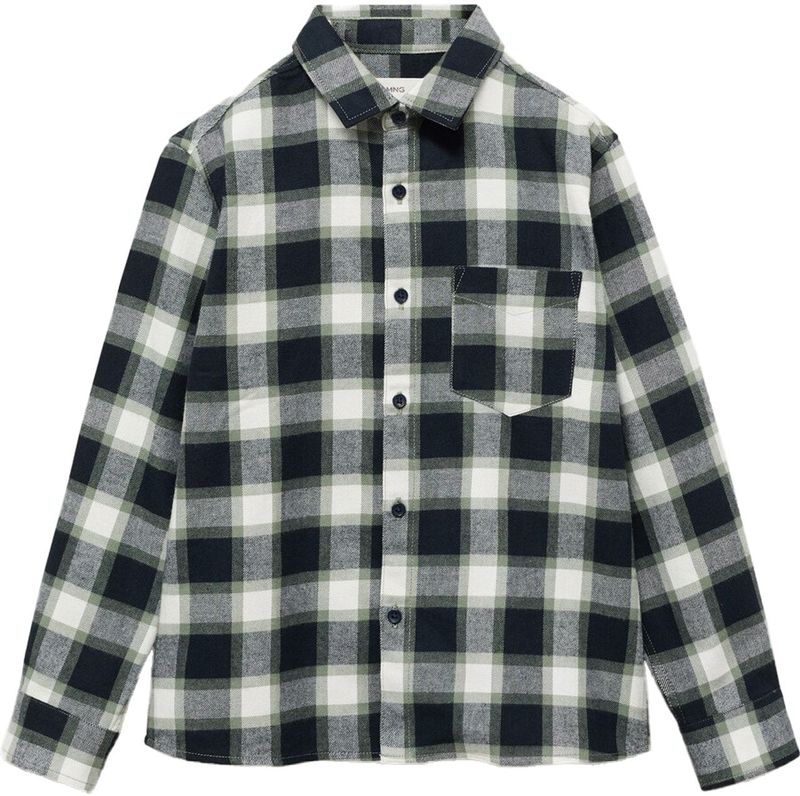 Mango - Kids Overhemd - Donkerblauw