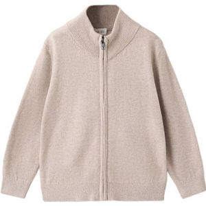 Mango Kids - Vest - Zacht Katoen - Met Ritssluiting - Opstaande Kraag