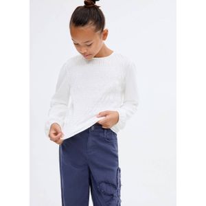 Mango Kids - Top - Lange Mouwen - Ronde Hals - Katoen
