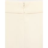 Mango - Straight Regular Waist Broek - Lichtgeel