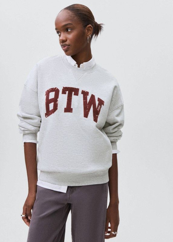 MANGO TEEN - Sweater - Lichtgrijs