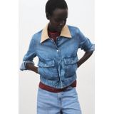 Mango - Spijkerjas - Medium Blue Denim