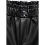 Mango Kids - Casual Short - Zwart - Imitatieleren Korte Broek