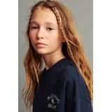 MANGO KIDS - BESTIE - Jurk - Navy - Hemelsblauw - Wit