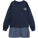 MANGO KIDS - BESTIE - Jurk - Navy - Hemelsblauw - Wit