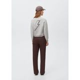 MANGO TEEN - Fijn Gebreide Trui - Lichtgrijs