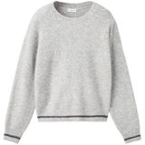 MANGO TEEN - Fijn Gebreide Trui - Lichtgrijs