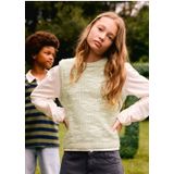 Mango Kids - Spencer - Lichtgroen - Grof Gebreid