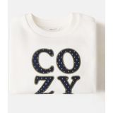 MANGO KIDS - COZY - Sweatshirt - Navy - Lange Mouw