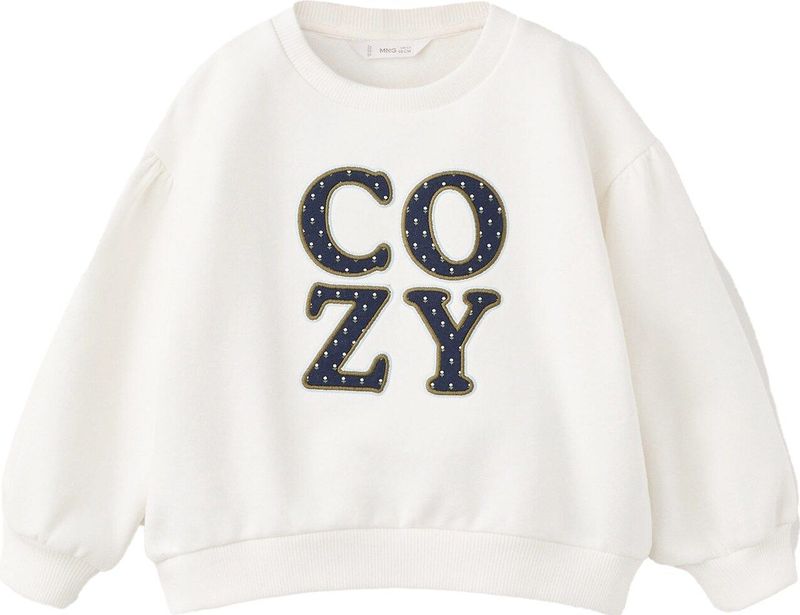MANGO KIDS - COZY - Sweatshirt - Navy - Lange Mouw
