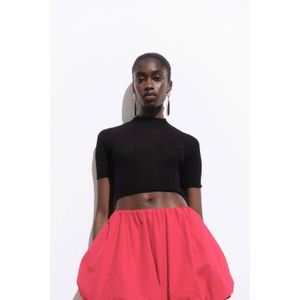 Mango - Ballon Short - Rood - Korte Broek