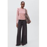 MANGO TEEN - Top - Katoen - Lange Mouwen - Ronde Hals - Ruches en Smockwerk