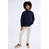 Mango Kids - Sweater - Katoen - Met Polokraag - Lange Mouwen