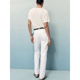 Mango - Straight Leg Jeans - Wit