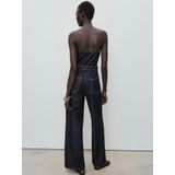 MANGO - CALLY - Jumpsuit - Donkerblauw - Denim - Mouwloos