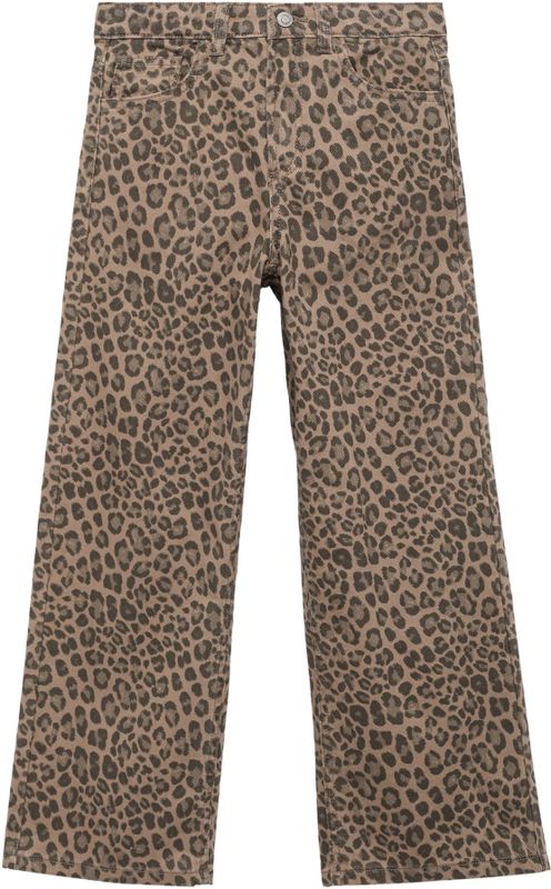 Mango - Kids - Jeans - Panterprint - 100% Katoen - Baggy Fit