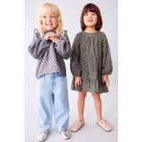 Mango Kids - A-lijn Jurk - Donkerbruin