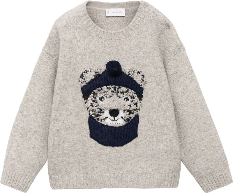 Mango Kids - Gebreide Trui - Lange Mouwen - Ronde Hals