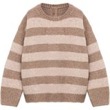 Mango Kids - Gebreide Trui - Met Strepen - Ronde Hals
