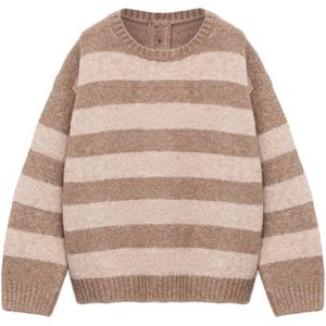 Mango Kids - Gebreide Trui - Met Strepen - Ronde Hals