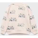 MANGO KIDS - SNAOP - Sweatshirt - Beige - Lange Mouw