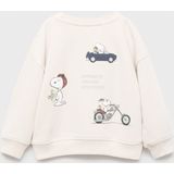 MANGO KIDS - SNTRAVEL - Sweatshirt - Crème - Lange Mouw