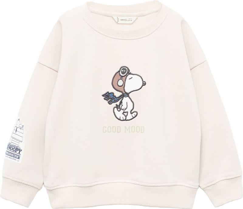 MANGO KIDS - SNTRAVEL - Sweatshirt - Crème - Lange Mouw